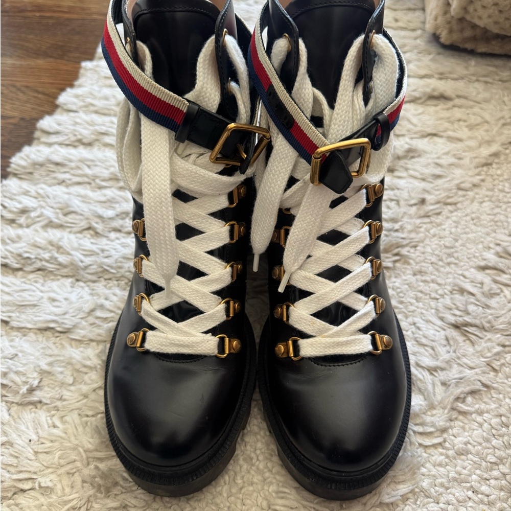 Authentic Gucci platform booties - image 6